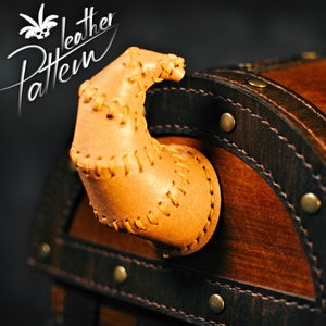 Nachahmungs-Brustleder-Schnittmuster (PDF) – von LeatherHubPatterns Bild 11