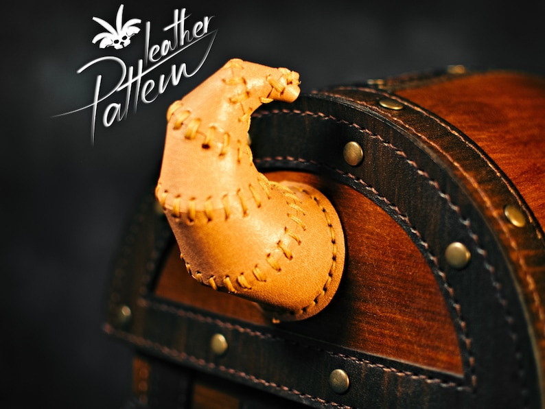Nachahmungs-Brustleder-Schnittmuster (PDF) – von LeatherHubPatterns Bild 11