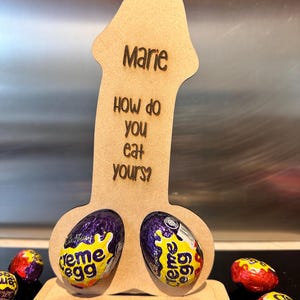 EASTER EGG HOLDER, adult novelty funny Easter gift