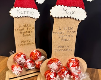 Novedoso porta chocolates navideño, regalo de amigo secreto para adultos