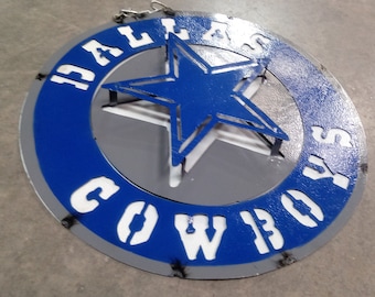 Dallas Cowboys | Metal Sign | Man Cave Sign | Wall Decor | Fathers Day Gift Idea | Wall Hangings | Custom Sign | Cowboy Sign | Metal Sign