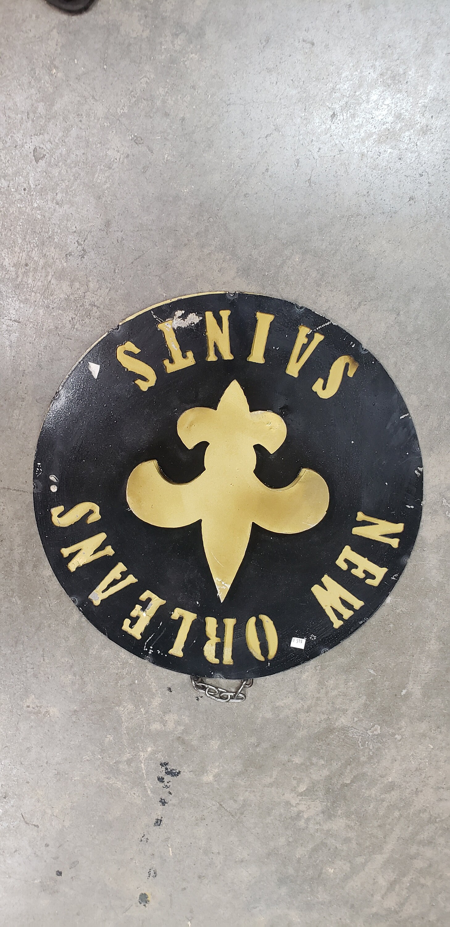 Saints Metal Sign Who Dat Sign New Orleans Metal Sign Saints Fan Decor