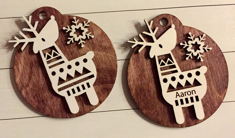 Cute Reindeer Ornament SVG file Digital File Unlimited | Etsy Reindeer Handprint Ornament
