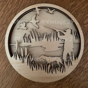 Ducks - Hunter – Dog - Tabletop – Sign - SVG - Digital Download – Unlimited License