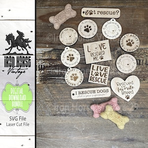 Dog Keychains and Magnets, Scrap Buster, Animal Rescue, Dog Adoption, Fundraiser, NOT a Physical Item