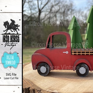Mini Camping Collection, Interchangeable Mini Trucks and Trailers, Vintage Truck, Shelf Sitters, Rustic Farmhouse Style, NOT a Physical Item