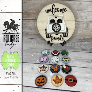 Placa intercambiável para veículos off-road, placa de mesa, estilo de vida ao ar livre, decoração de casa, estilo fazenda, placa Shiplap, download digital