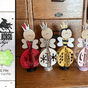 Queen - Crown - Doll - Fairy - Bee - Wings - Bundle - SVG - Digital File - Not a Physical Product!