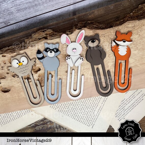 Cute Bookmarks Printable Bookmarks For Kids, Reading Animal Bookmarks ...