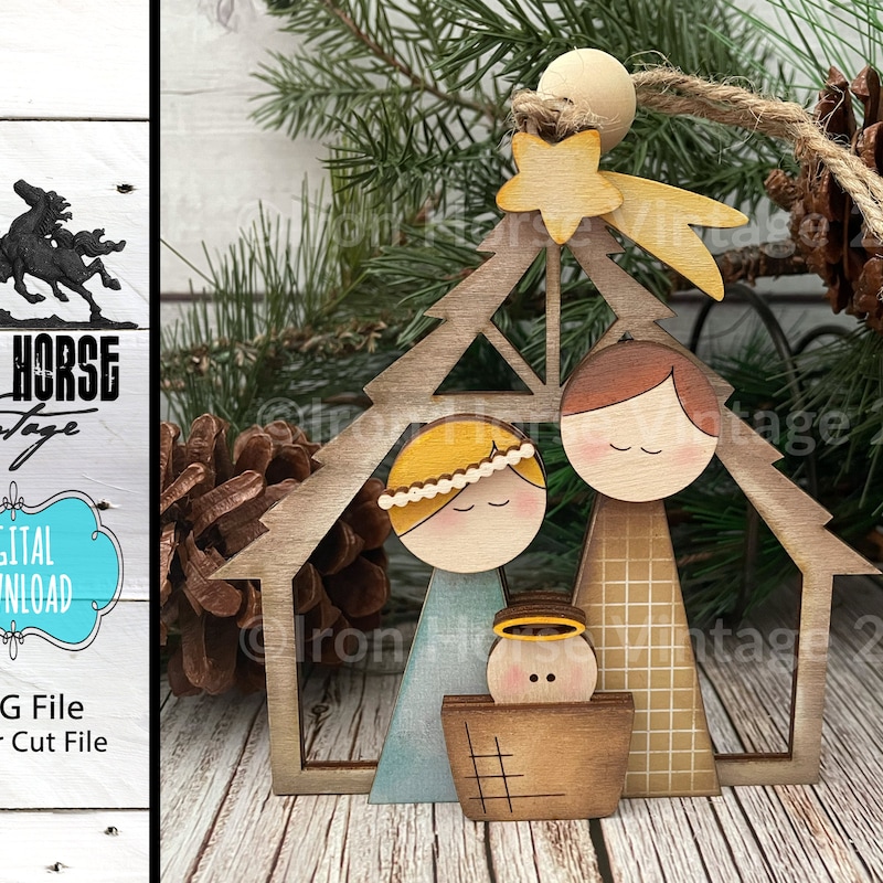 Primitive Nativity Pattern - Etsy