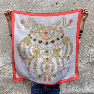 Must de Cartier, vintage silk scarf