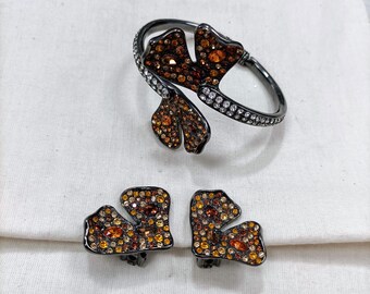 Demi-parure vintage Kenneth Jay Lane, KJL bijoux