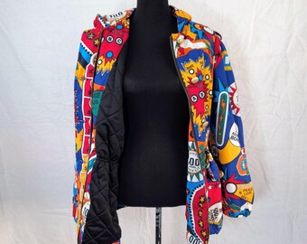 Moschino Pinball Superhero Parka With Hood - Etsy
