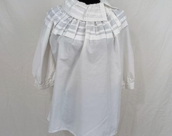 Camisa blanca manga globo