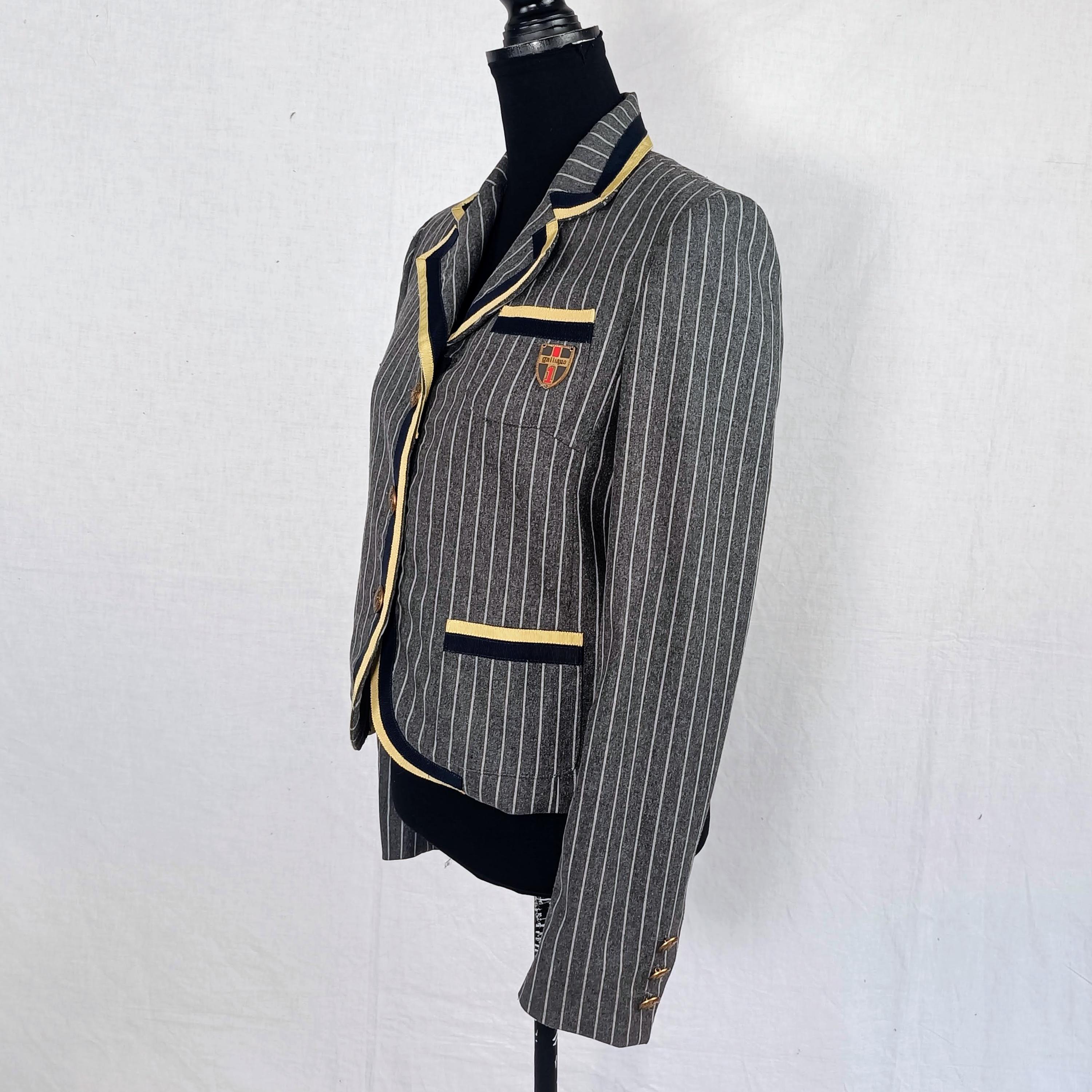 Galliano School Blazer, College Jacket Galliano John Galliano 1997