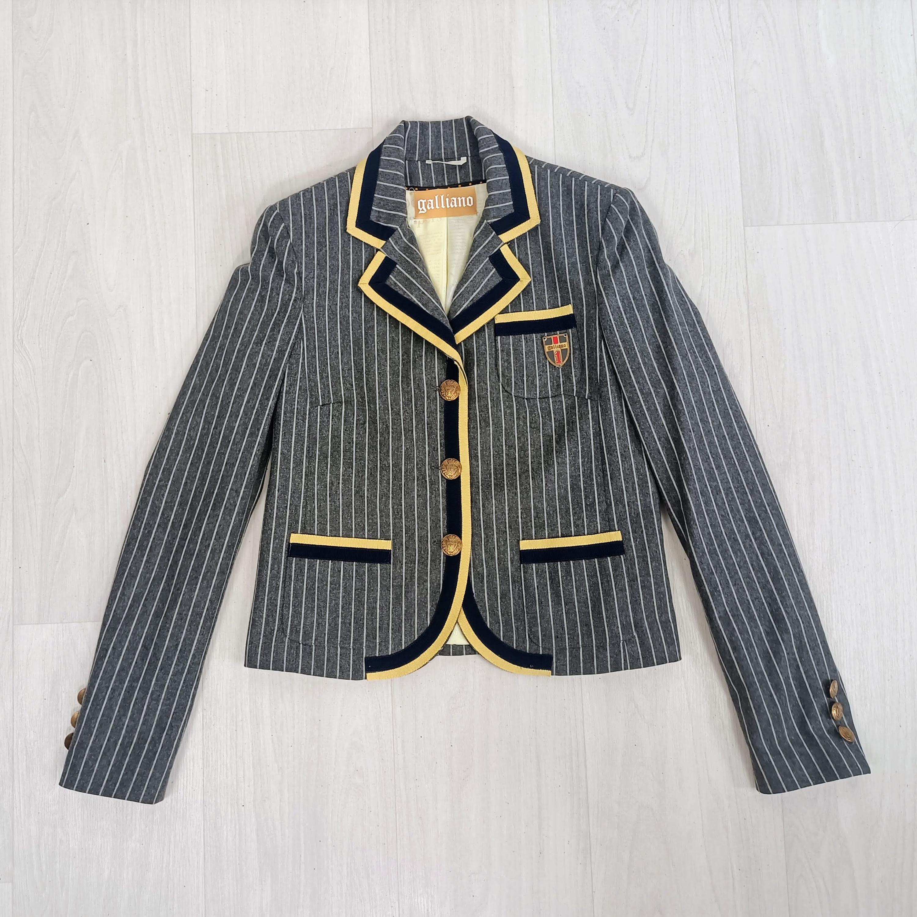 Galliano School Blazer, College Jacket Galliano John Galliano 1997