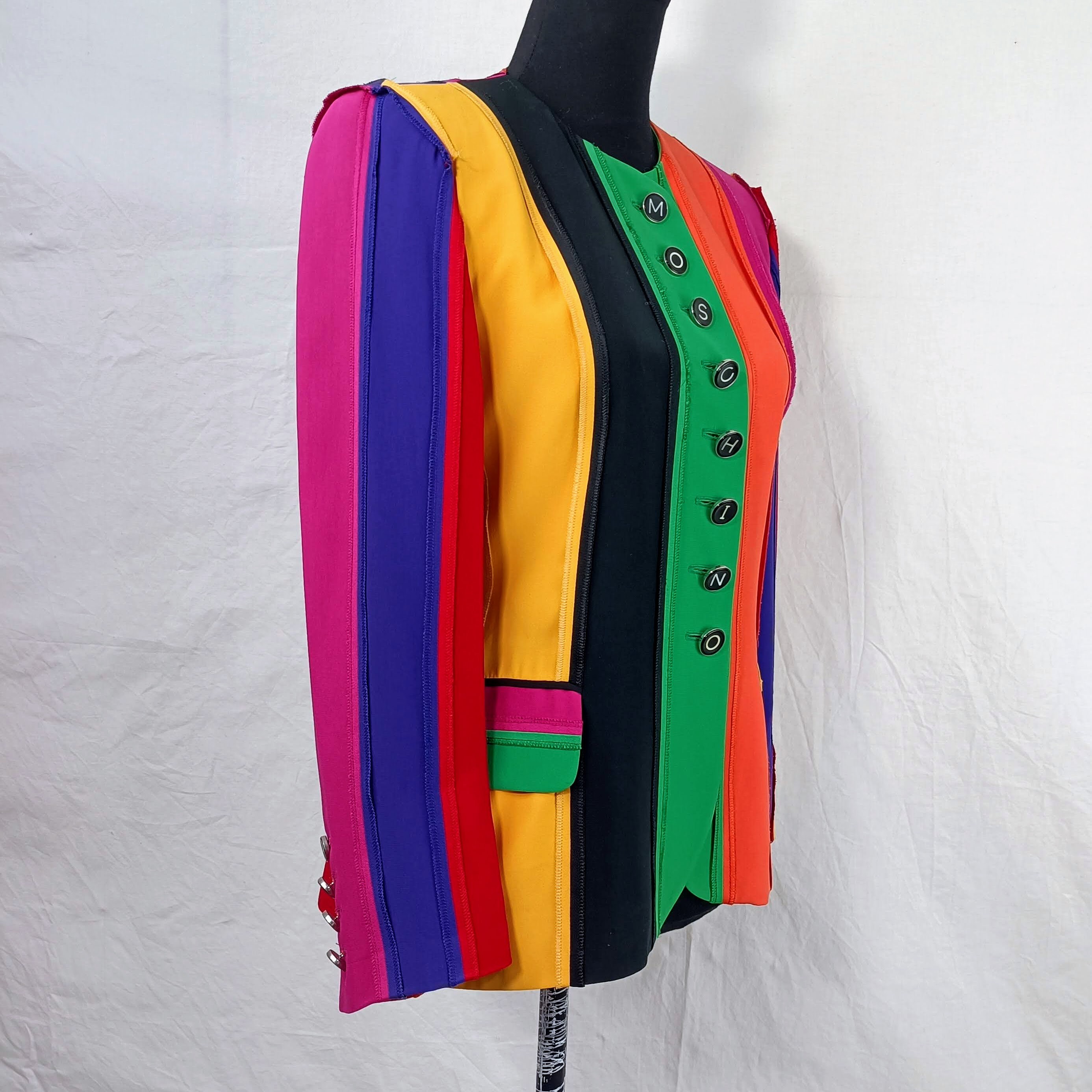 Moschino Couture Rainbow Vintage Jacket 1991 - Etsy