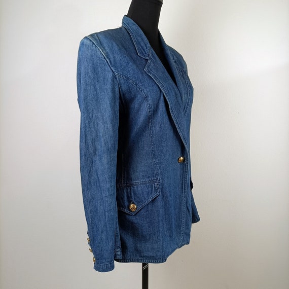 Vintage Moschino jeans jacket 80s - image 2