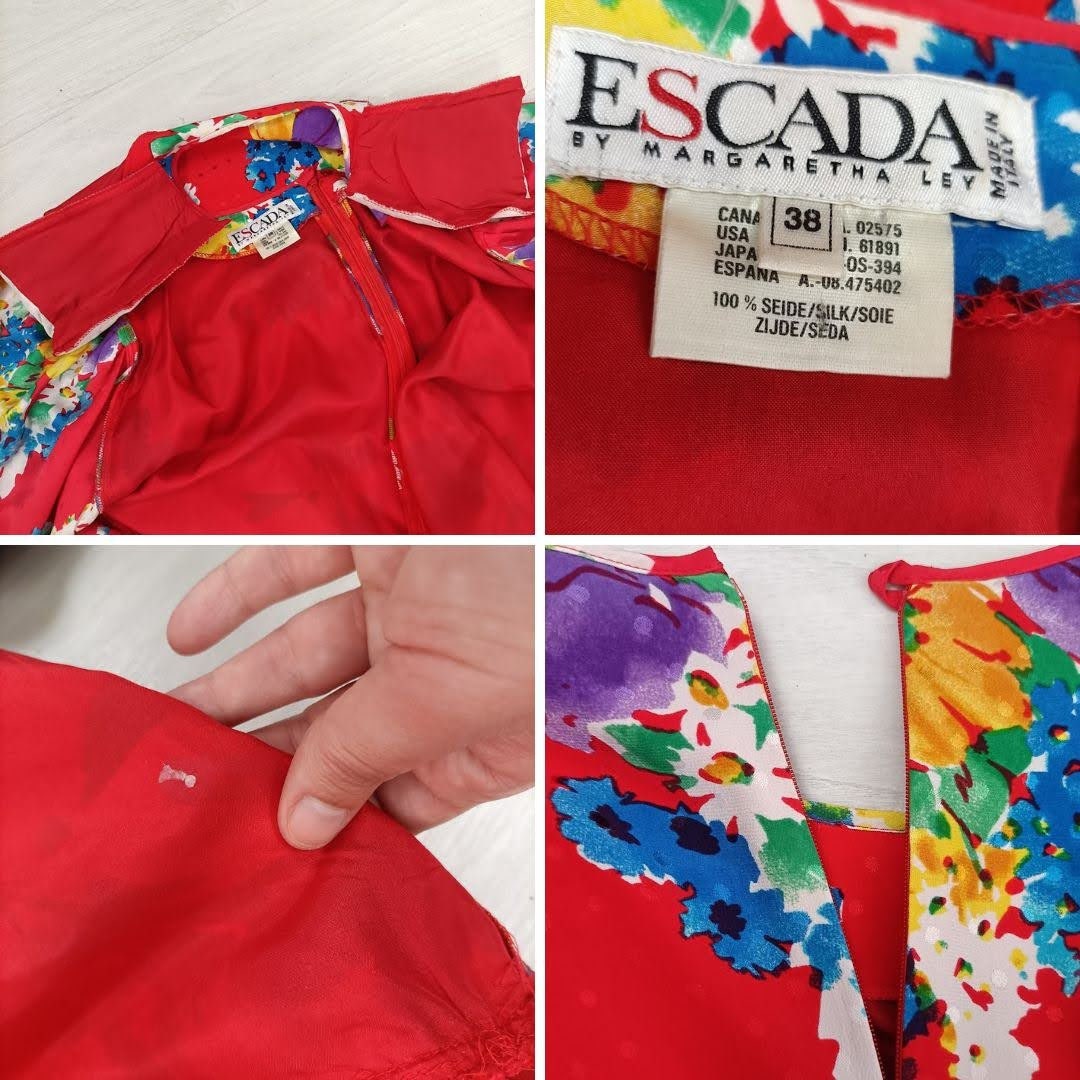 escada rotes kleid