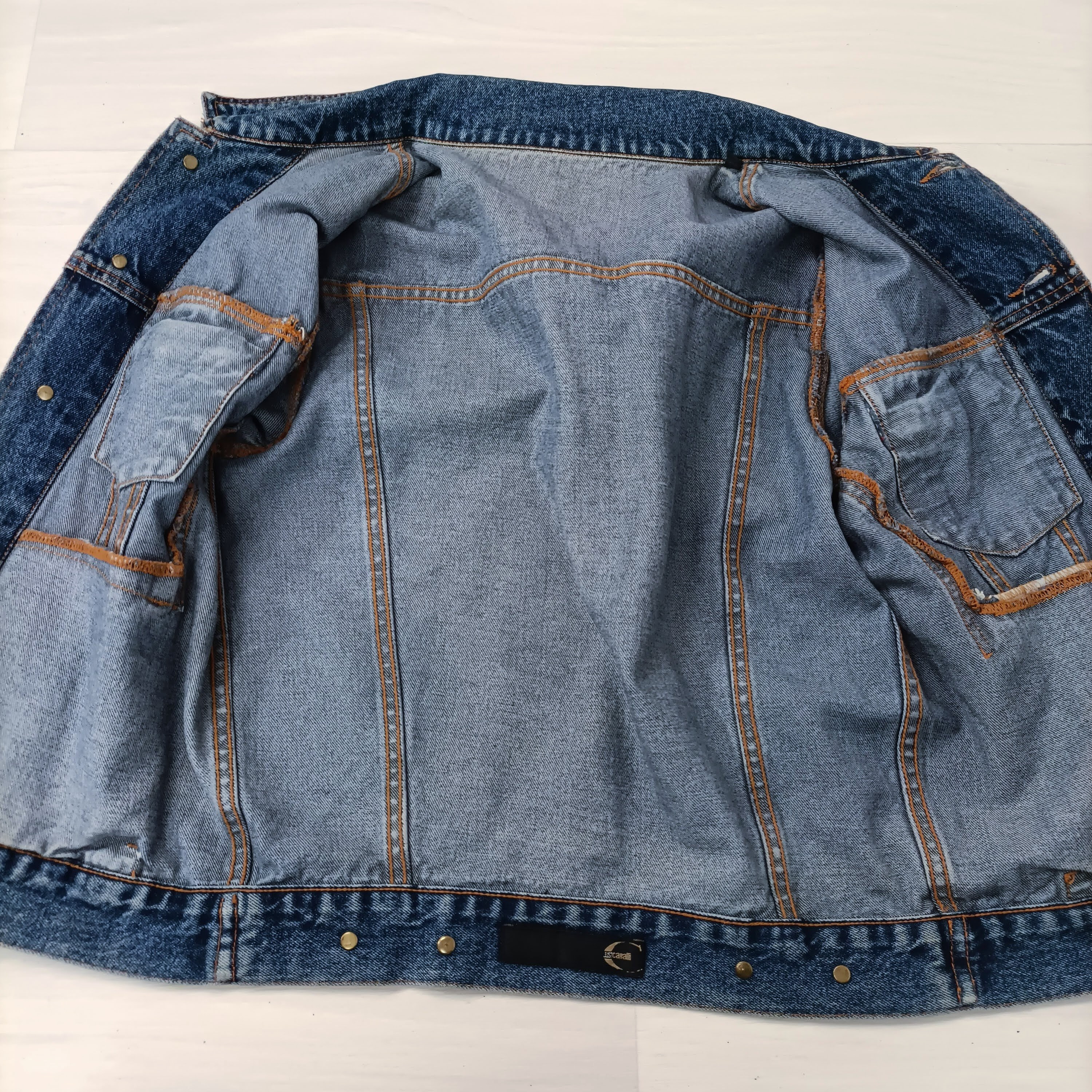 Just Cavalli Denim Jacket, Jeans Jacket Y2k - Etsy