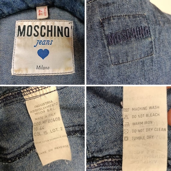 Vintage Moschino jeans jacket 80s - image 10