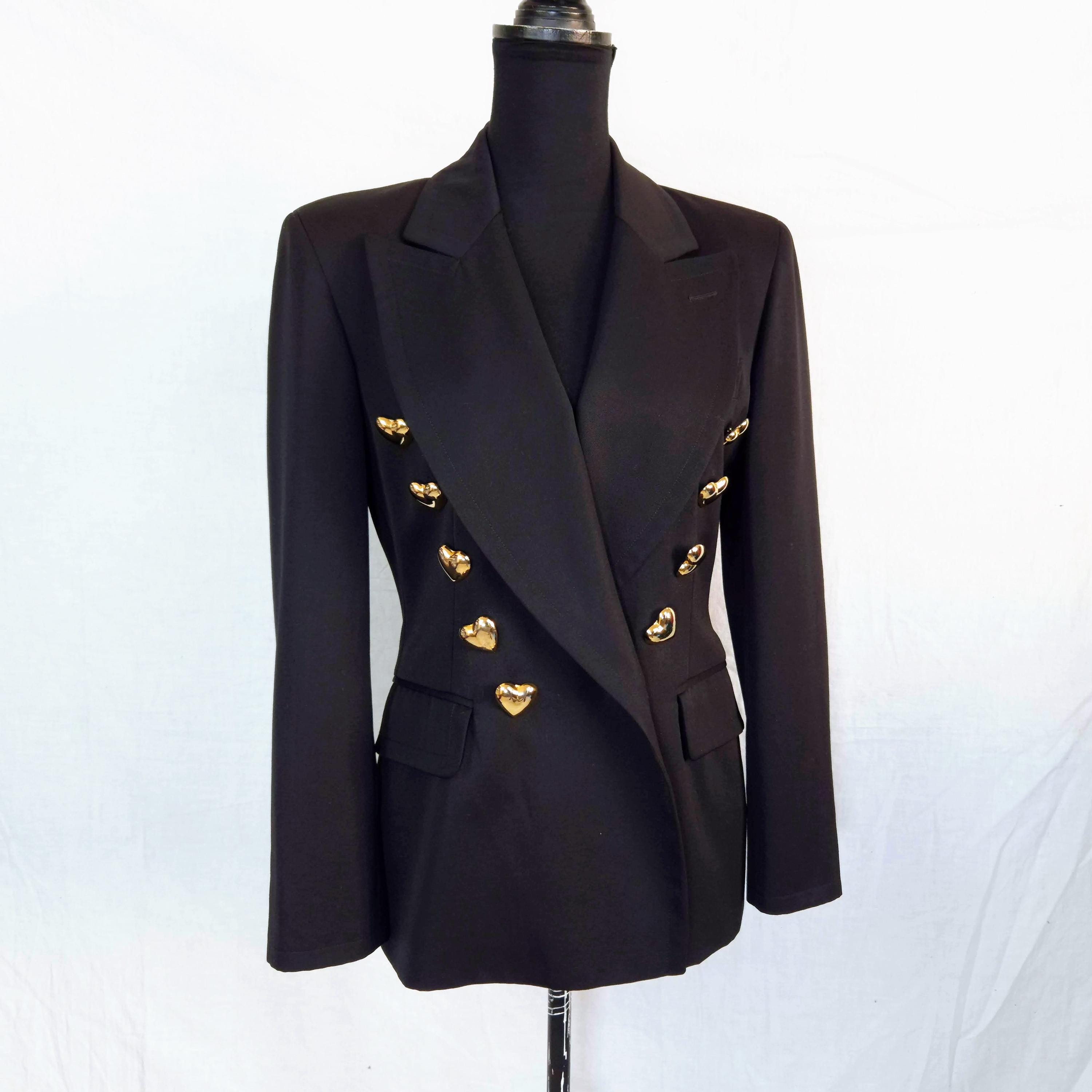 ジャケット MOSCHINO COUTURE Woman Jacket Black 05065517 0555 Moschino Tuxedo jacket - Black - Women | 051655171555