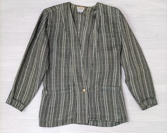 Linen Jacket Gianni Versace Vintage 80s - Etsy
