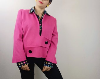 Pierre Cardin 1960s vintage pink jacket space age