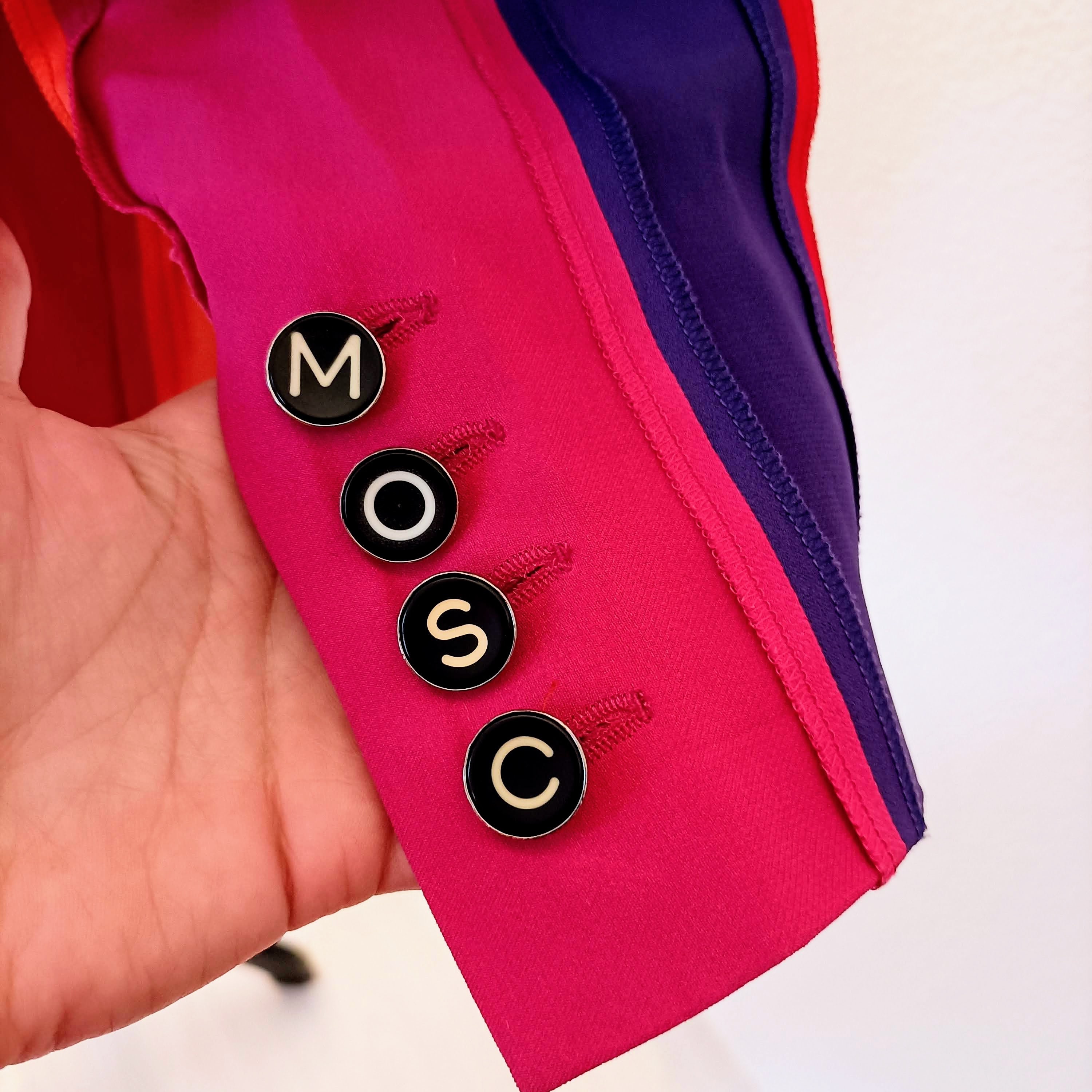 Moschino Couture Rainbow Vintage Jacket 1991 - Etsy