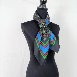 YSL silk scarf vintage 80s