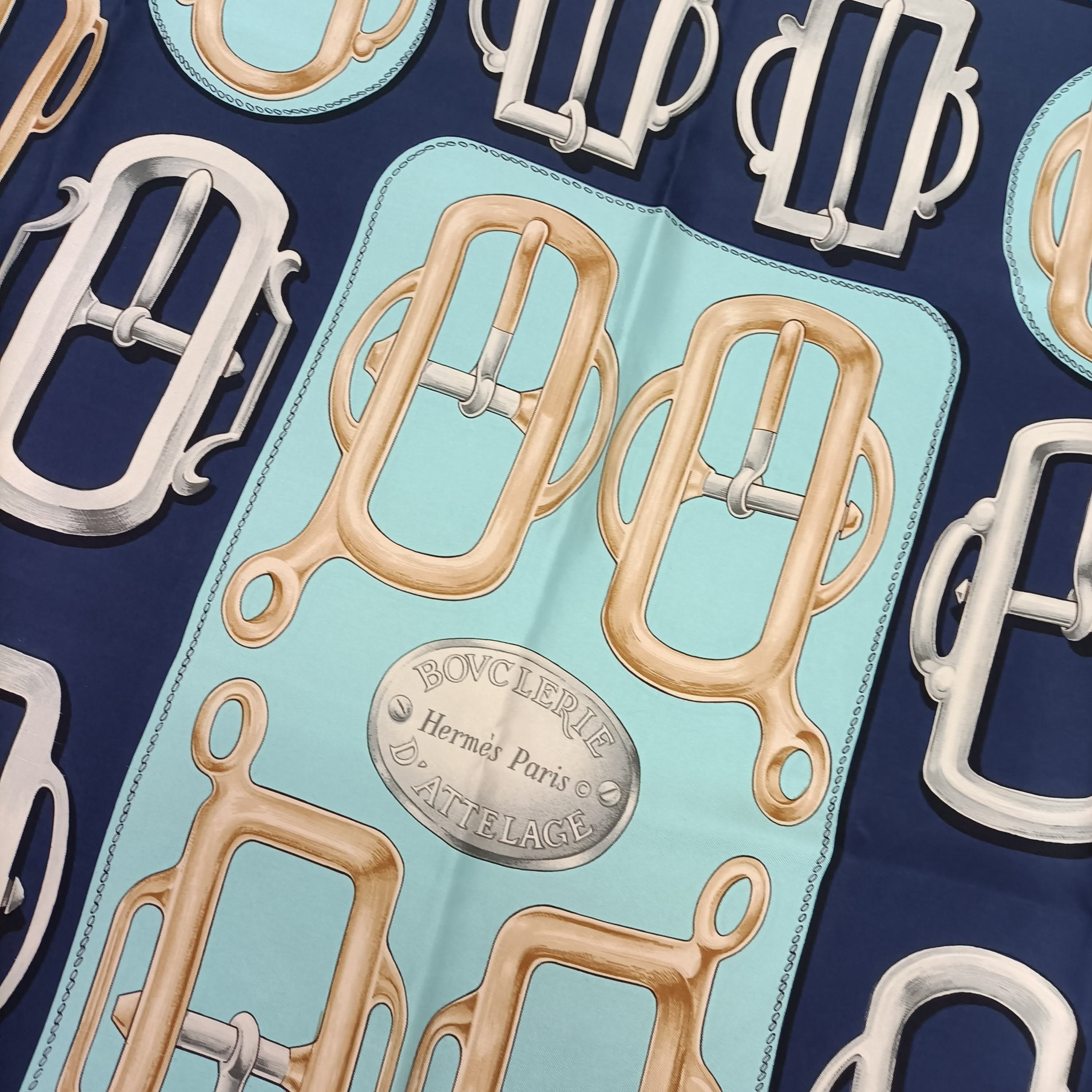 Bouclerie D'attelage Hermès Carré 1978 - Etsy