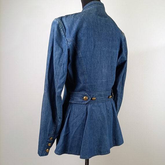 Vintage Moschino jeans jacket 80s - image 3