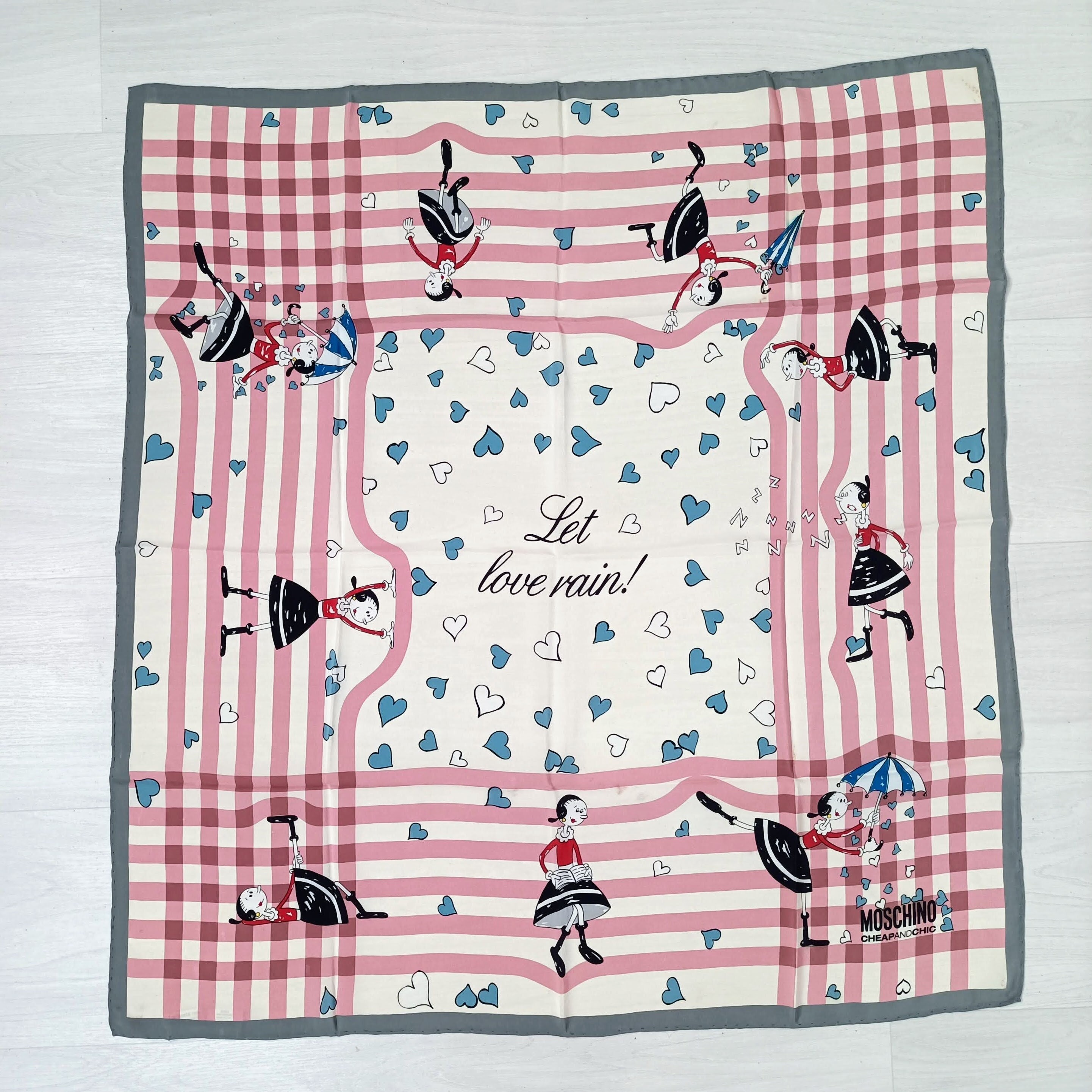 Moschino Olivia foulard in seta Moschino Cheap and Chic Etsy Italia