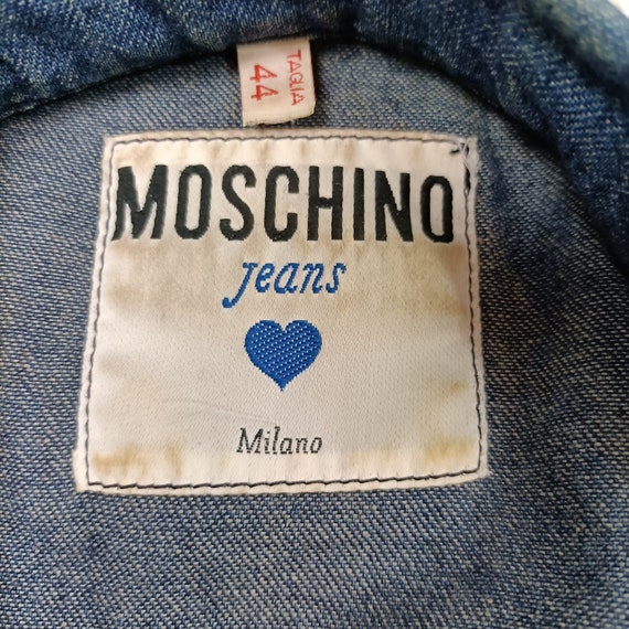 Vintage Moschino jeans jacket 80s - image 4