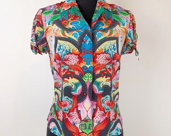 Multicolor shirt Escada vintage