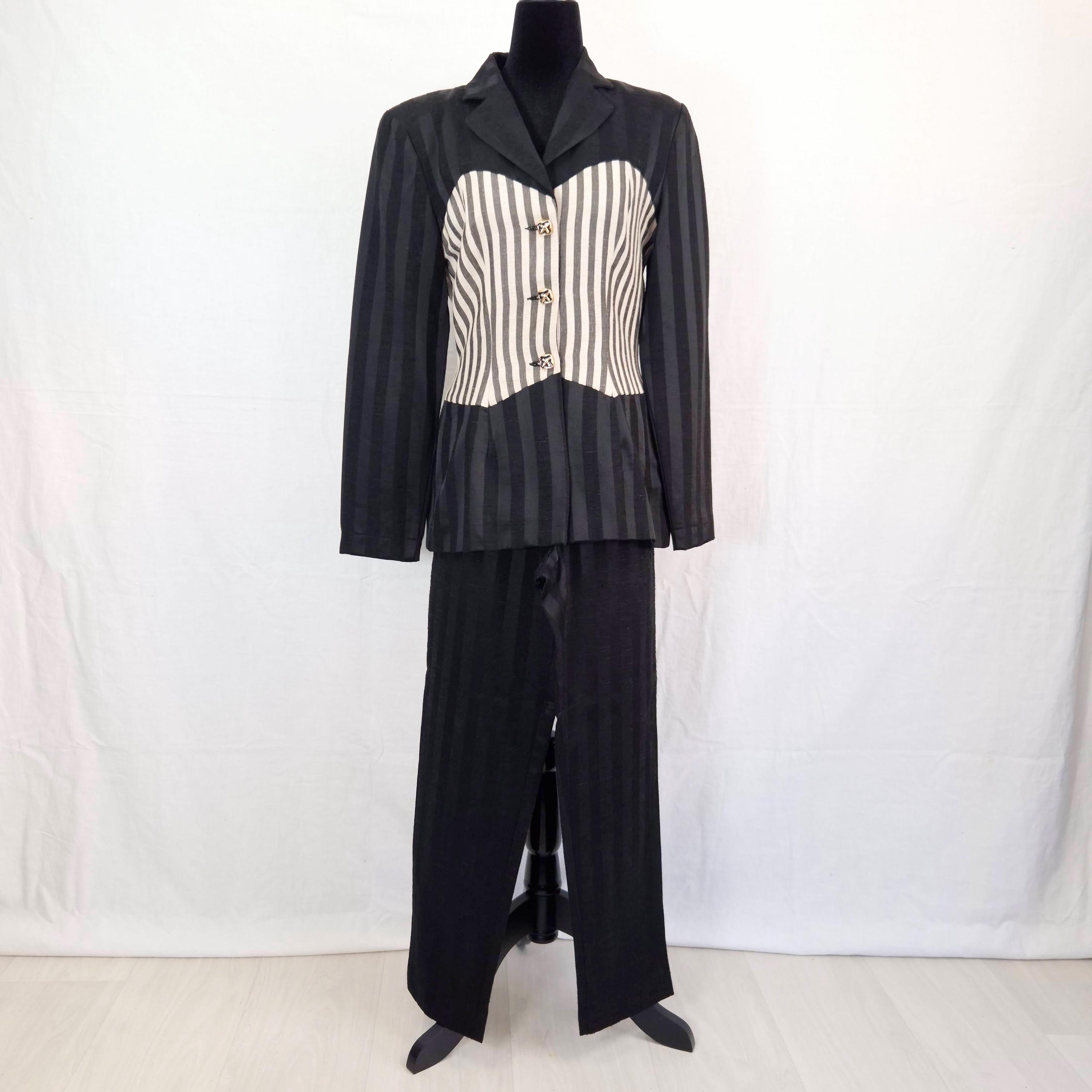 90s Striped Pants - Etsy
