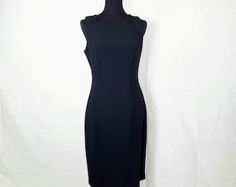 Gianni Versace cut-out black sheat dress