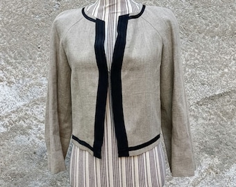 Chaqueta de lino con lazo de Dolce & Gabbana
