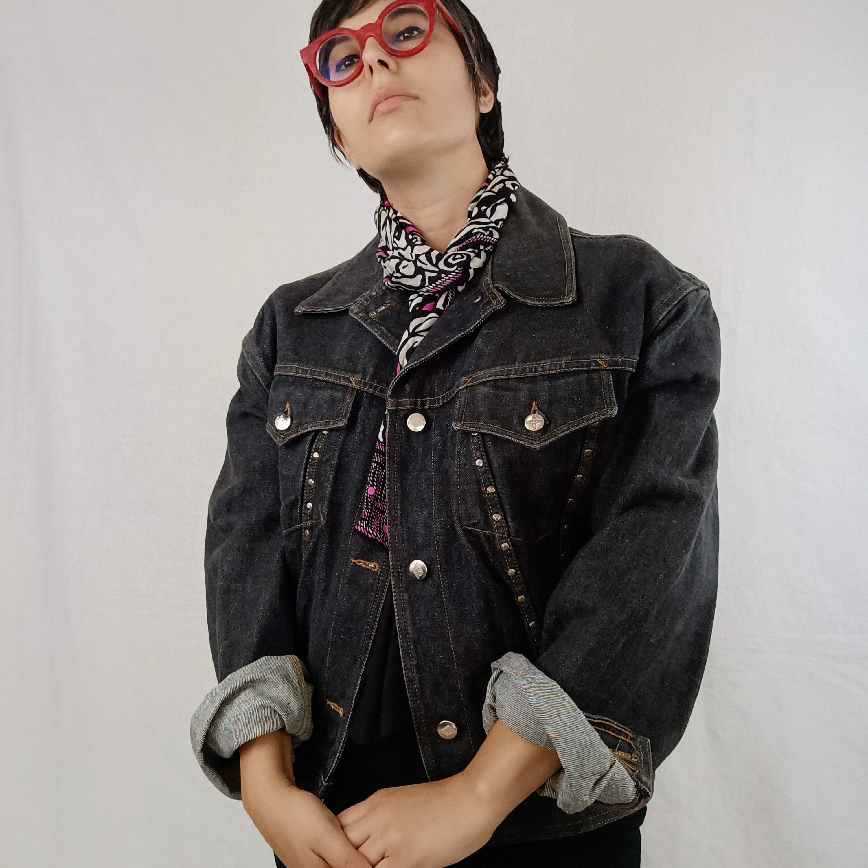 Junior Gaultier Vintage Denim Jacket - Etsy Junior Gaultier Vintage Denim Jacket - Etsy