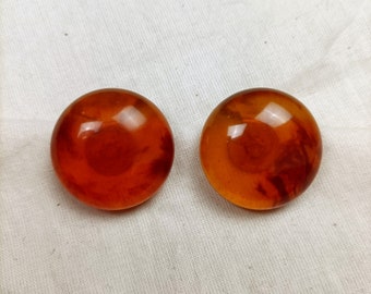 50s bakelite earrings