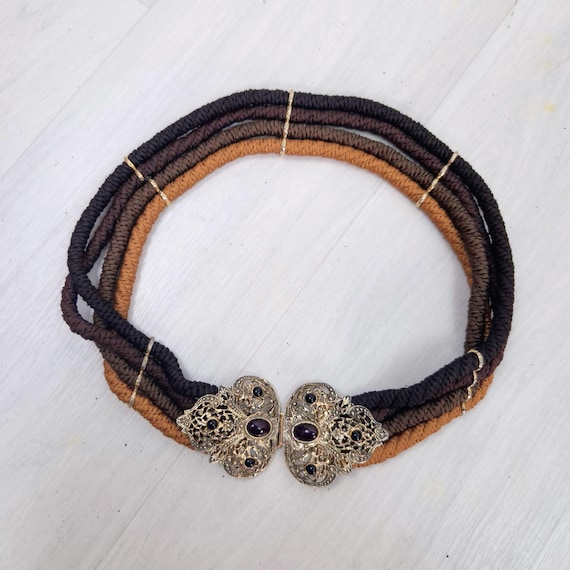 YSL Belt Vintage 80s, Vintage Belt Yves Saint Laurent Made  display picture 3