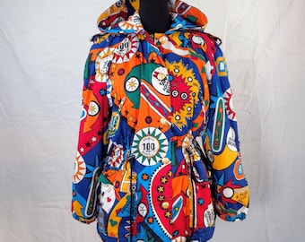 Moschino Pinball Superhero Parka With Hood - Etsy