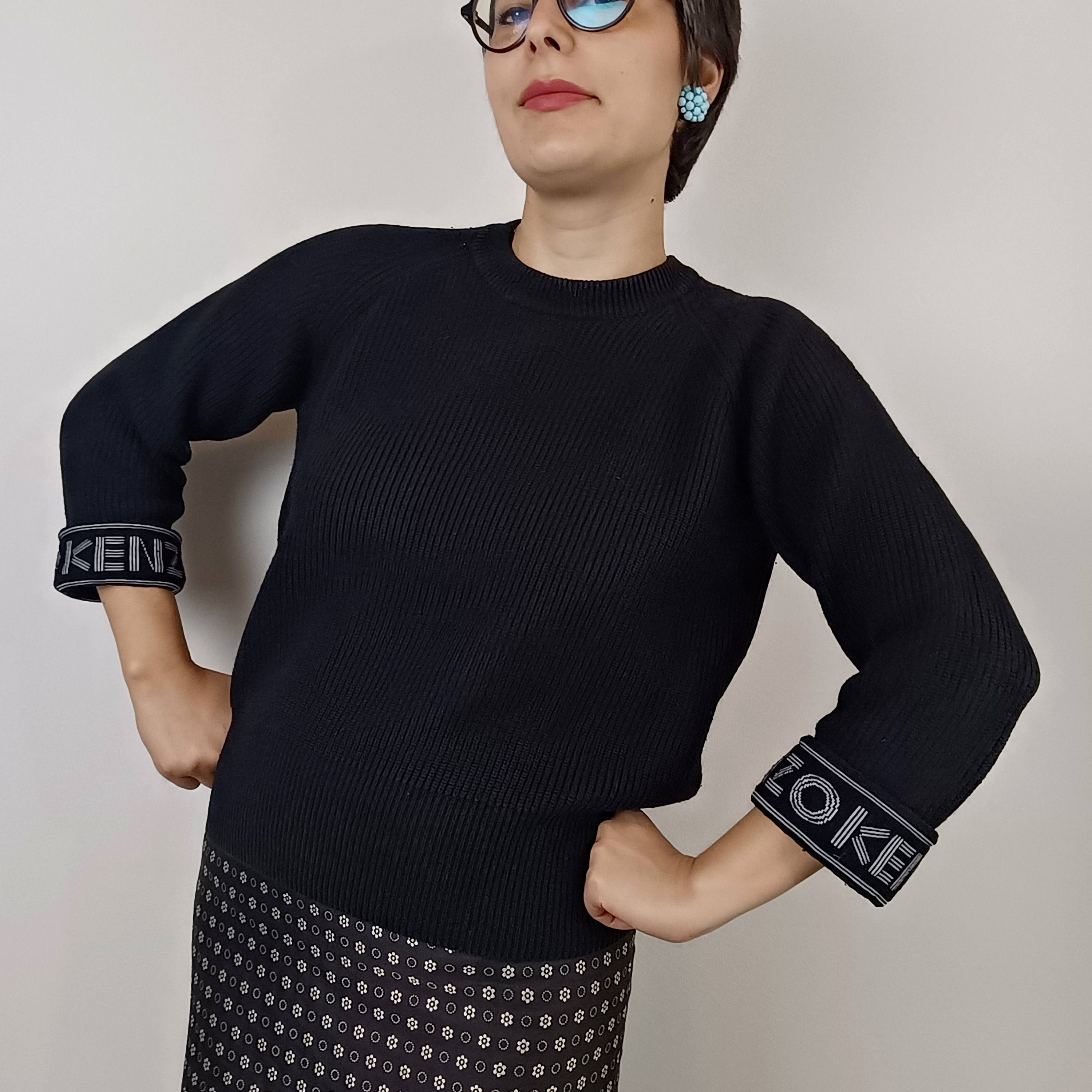 トップス 00s KENZO design collar knit y2k archive FD55SW4974MC-FRONT_grande.jpg?