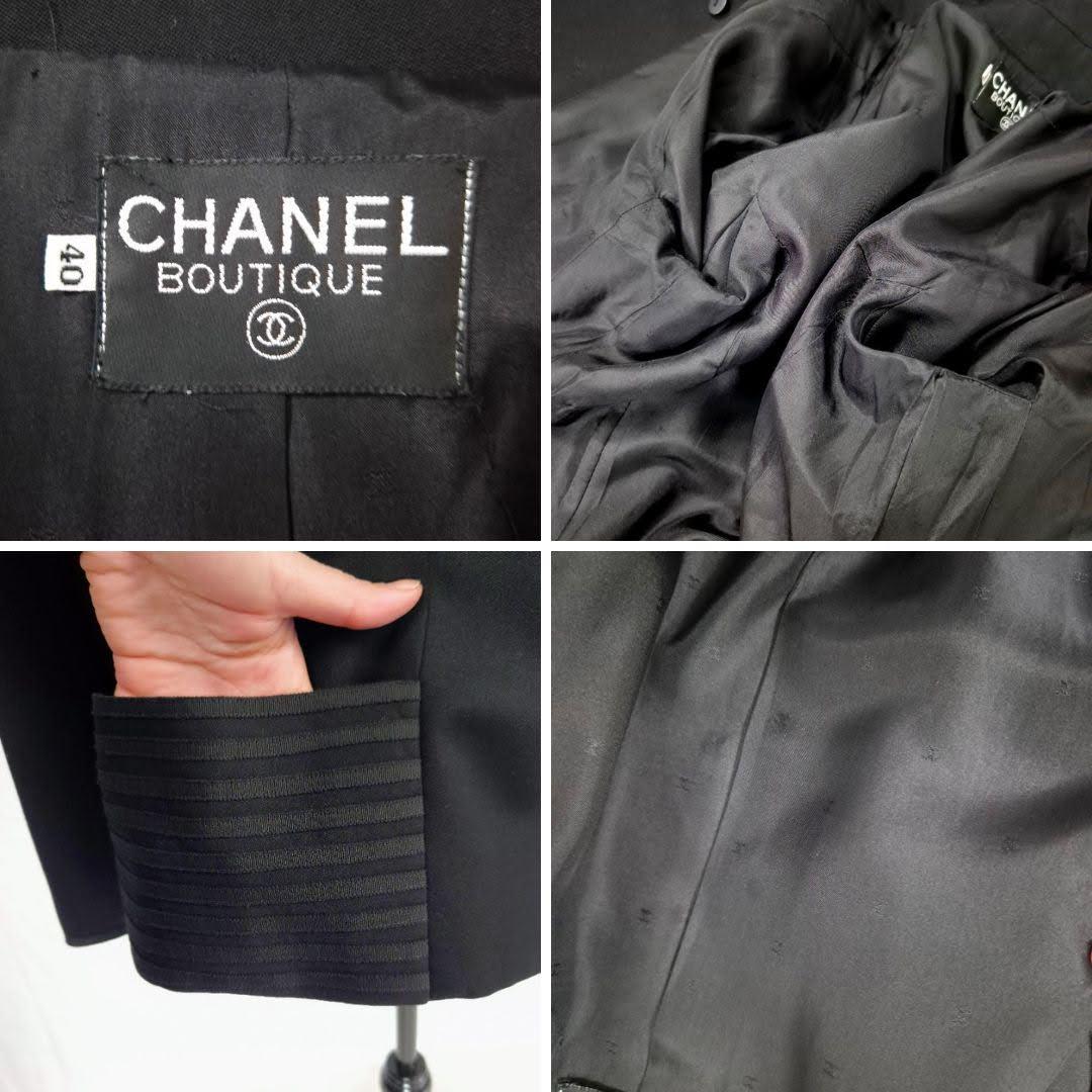 Chanel Vintage Jacket 1990s, Chanel Boutique by Karl Lagerfeld - Etsy