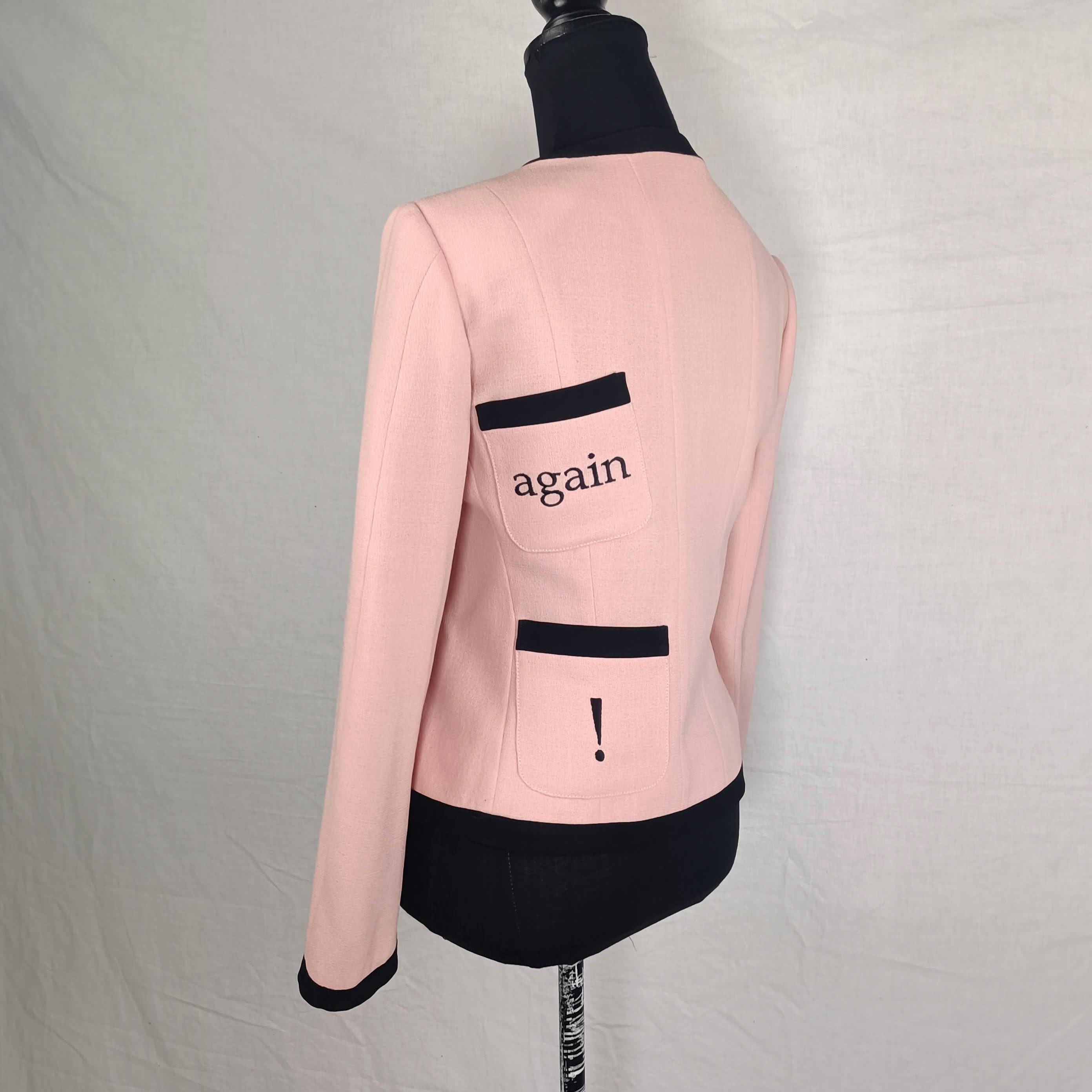 Moschino Let's Twist Again Pink Jacket 1990s - Etsy