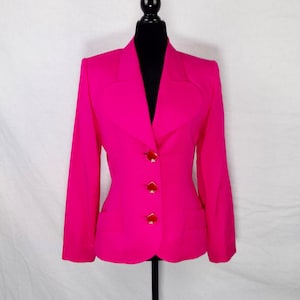 53 YSL イヴ サンローラン レトロ ショッキングピンク ジャケット 上着 現在、この商品の在庫はありません - Etsy