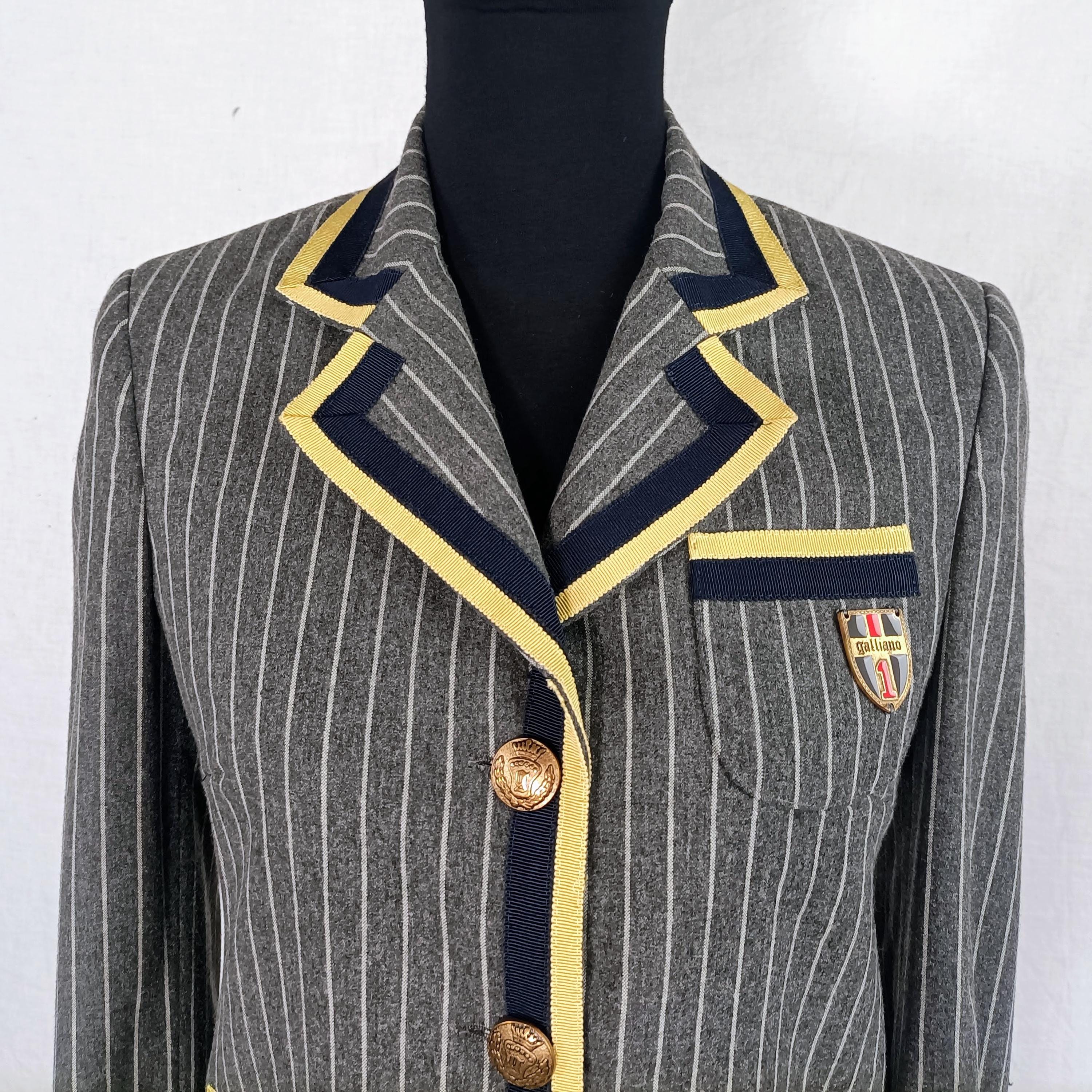 Galliano School Blazer, College Jacket Galliano John