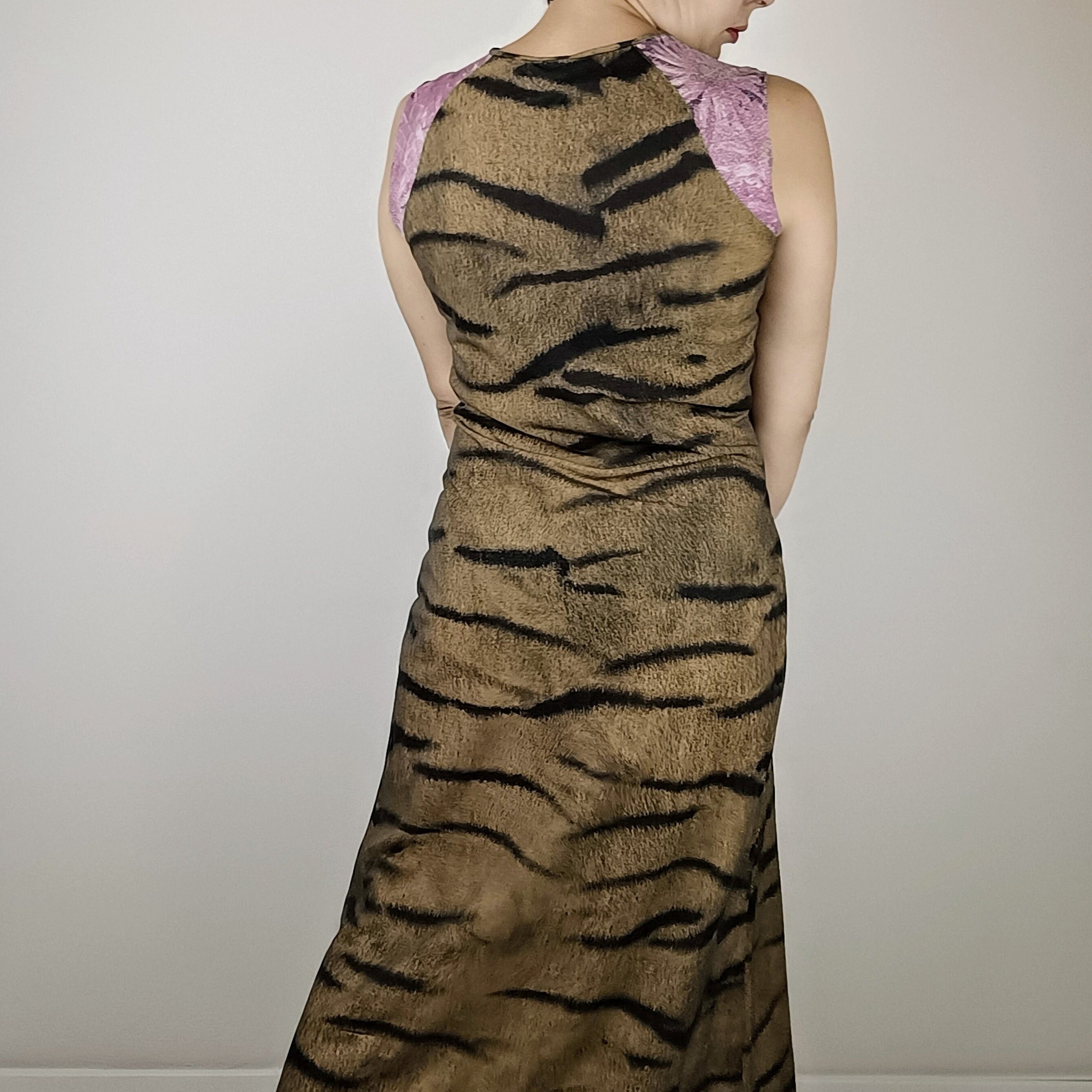Just Cavalli Vintage Y2k Long Dress, Roberto Cavalli Tiger Print Maxi Dress  - Etsy