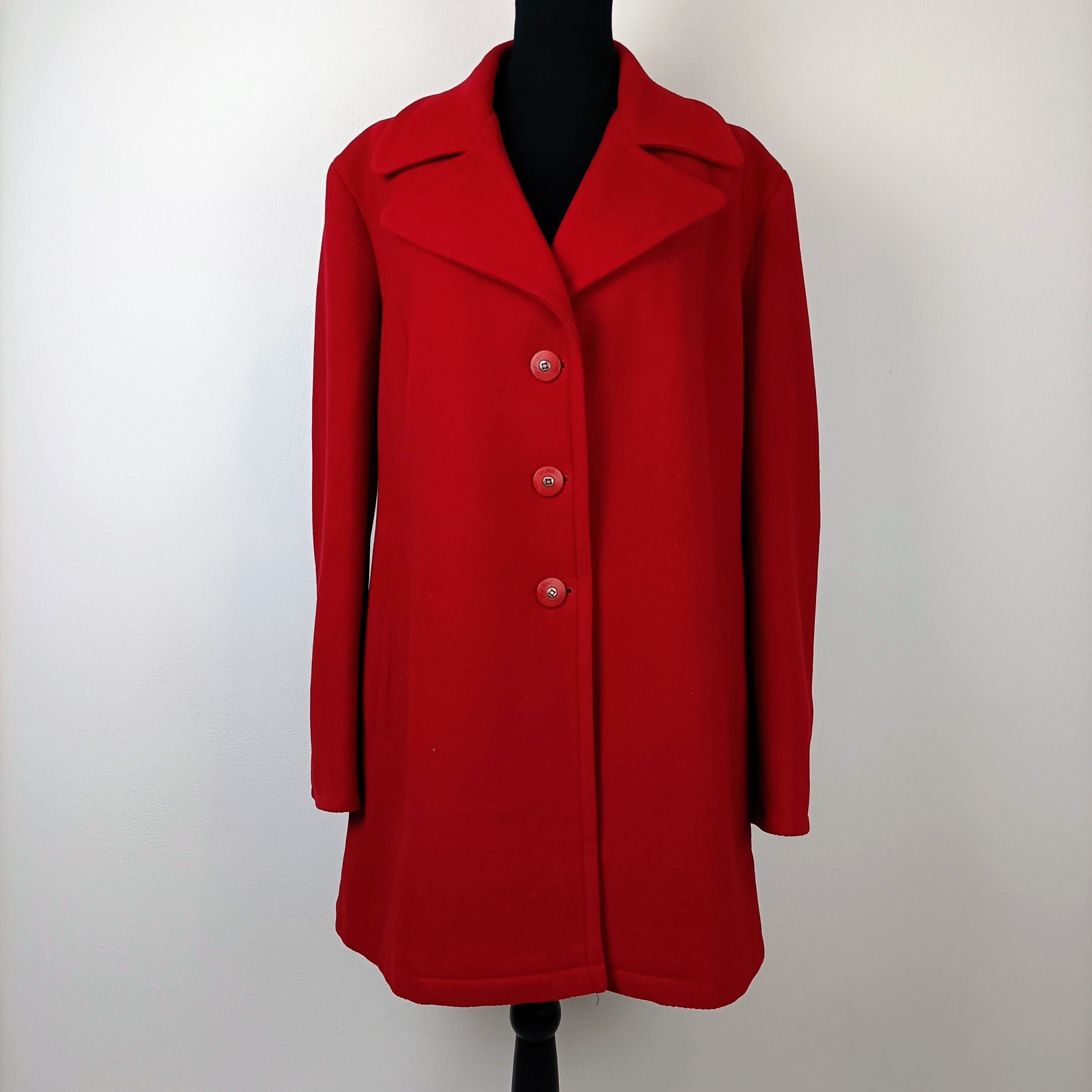 Byblos, Cappotto rosso donna Byblos vintage
