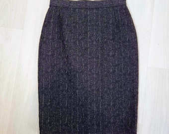 Gianni Versace embroidered skirt 1980s
